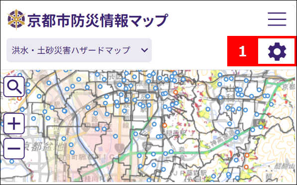 任意のマップを選んで表示1